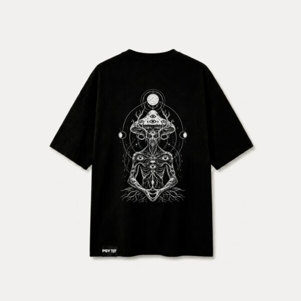 Mycelium Monk Tee — PSY TRIP (espalda)