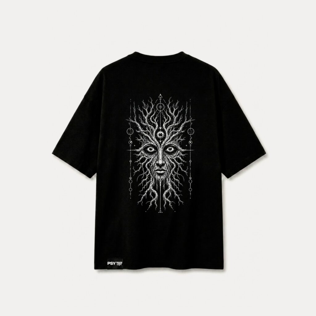 Root Mind Tee — PSY TRIP (espalda)
